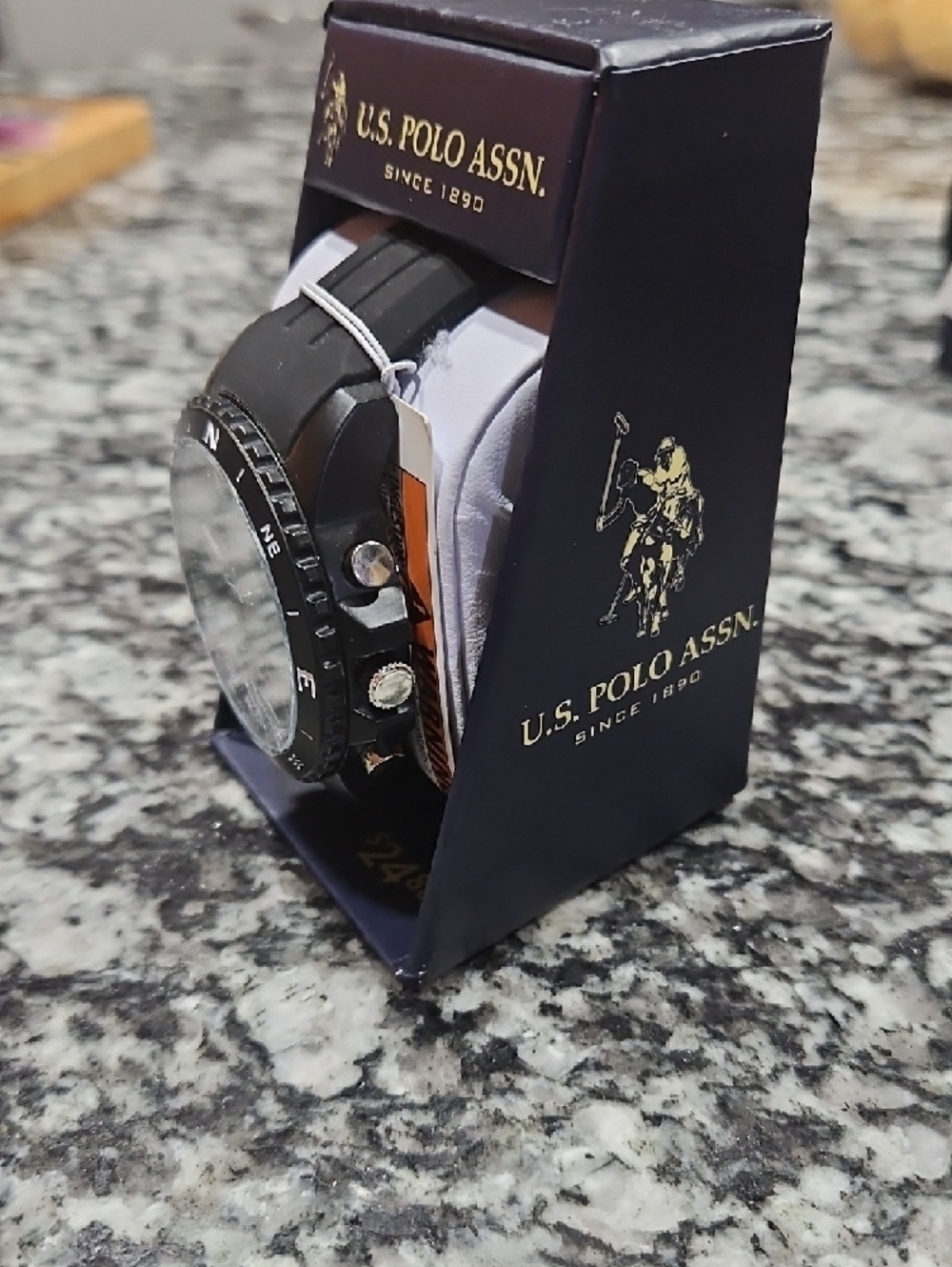 U.S. Polo Assn. Black Men's Digital-Analog Sport Watch - Picture 2 of 4